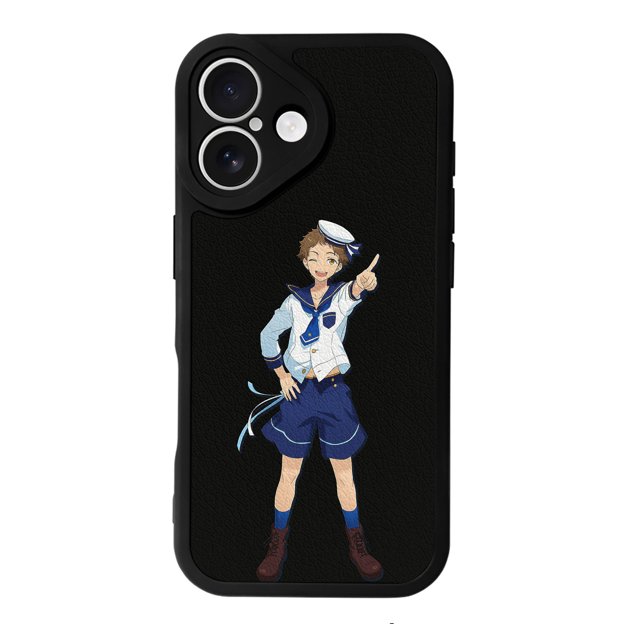 （画像用） あんさんぶるスターズ! Ensemble Stars 【iPhone 16シリーズ対応】シリコンスマホケース（レザー調） 材質：シリコン